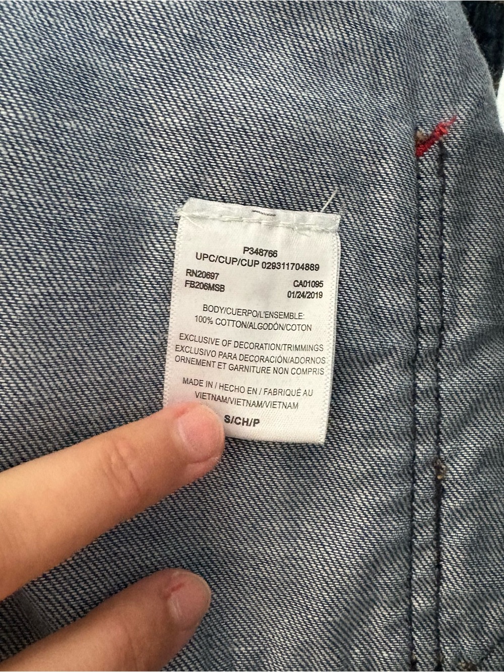 Dickies Carpenter Denim Bib Overalls - Size Small - Picture 3 of 5
